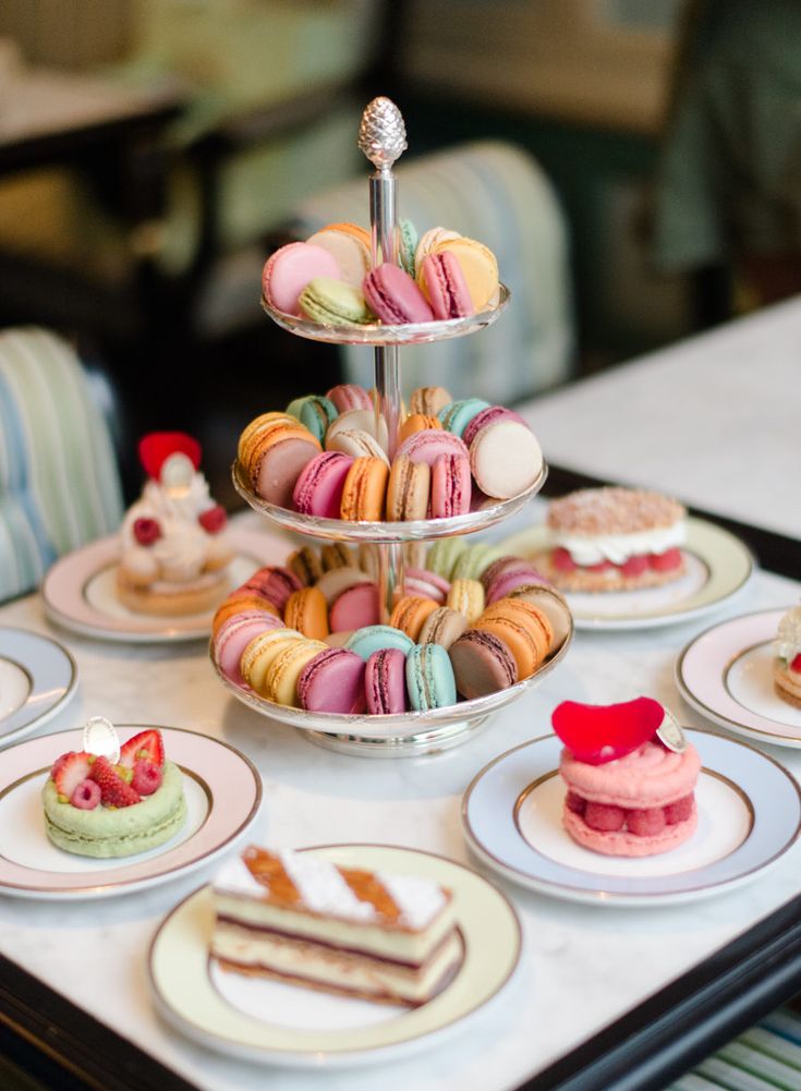 Tiệc trà chiều Macaron